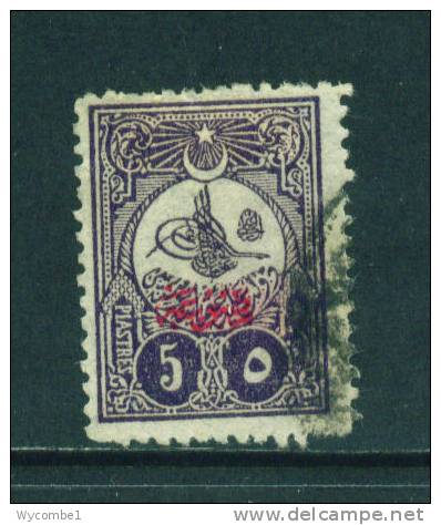 TURKEY - 1908 Printed Matter 5pi Used As Scan - Used Stamps