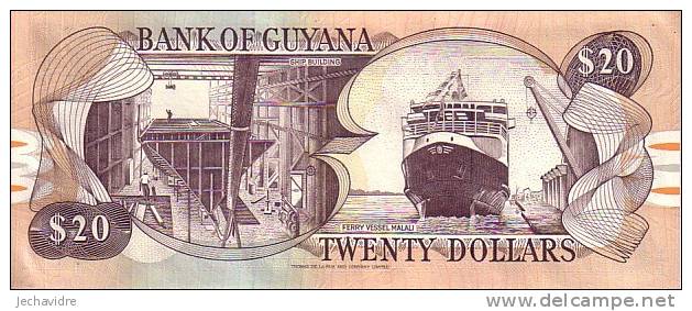 GUYANA  20 Dollars  Non Daté (2008)  Pick 30  Signature 14 ? ***** BILLET  NEUF ***** - Guyana