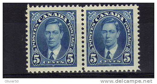 Canada (1937) - "George VI" Neuf - Unused Stamps