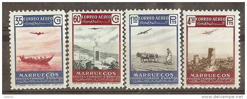 MA369-L4144TTSC.Maroc.Mar Occo.Paisajes Y Avion..MARRUECOS  ESPAÑOL.1953. (Ed 369/2**) Sin Charnela.MUY BONITO - Otros & Sin Clasificación