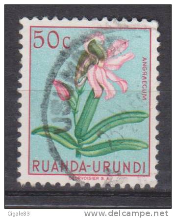 Ruanda-Urundi N° 182 ° USUMBURA - Les Fleurs - 1953 - Oblitérés