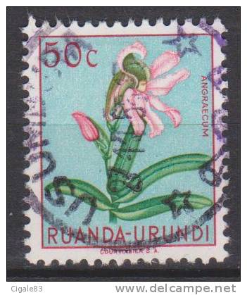 Ruanda-Urundi N° 182 ° USUMBURA - Les Fleurs - 1953 - Oblitérés