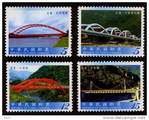 TAIWAN 2010 - Ponts De Taiwan IV  - 4v Neuf // Mnh - Nuevos