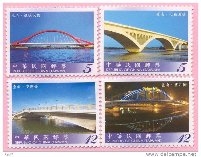 TAIWAN 2010 - Ponts De Taiwan III  - 4v Neuf // Mnh - Neufs