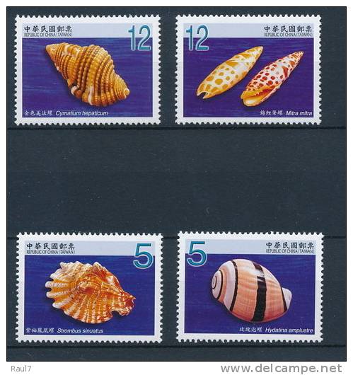 TAIWAN 2009 - Coquillages De Taiwan III - 4v Neuf // Mnh - Neufs