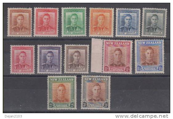 New Zealand King Georg VI MNH,MH **/* - Nuevos