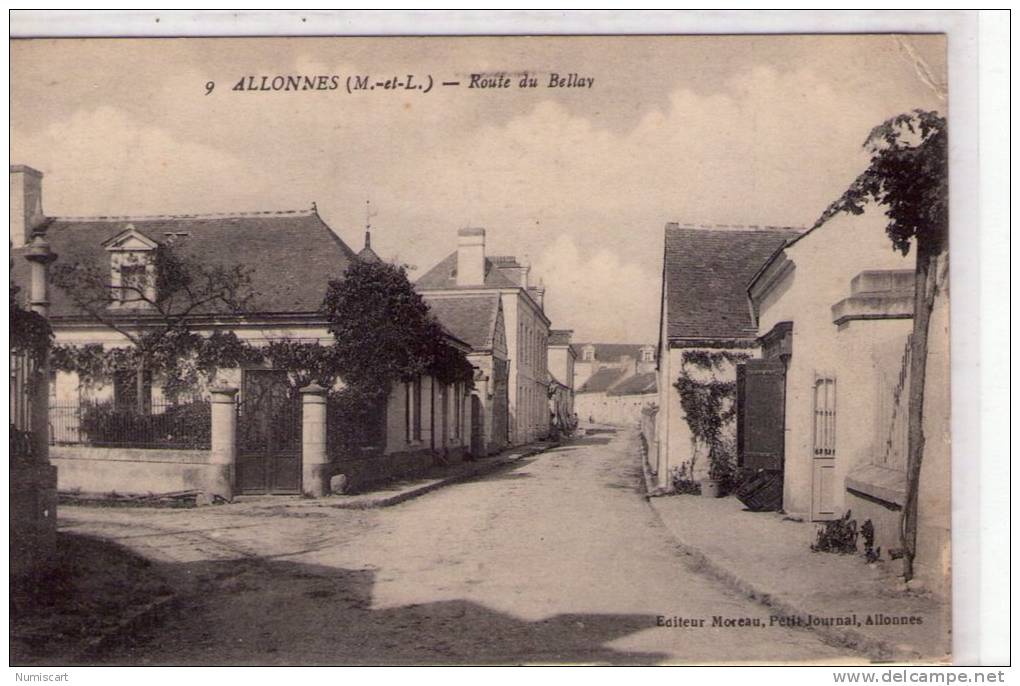 Allonnes..la Route Du Bellay - Allonnes