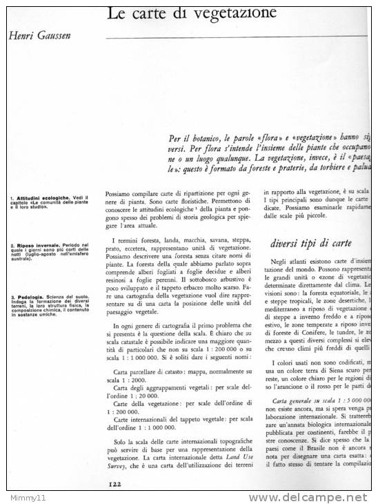 Enciclopedia Delle Scienze Biologiche - !961 - La Materia Vivente- Vol. N°03- La Conquista Vegetale- Prima Edizione - Enciclopedie