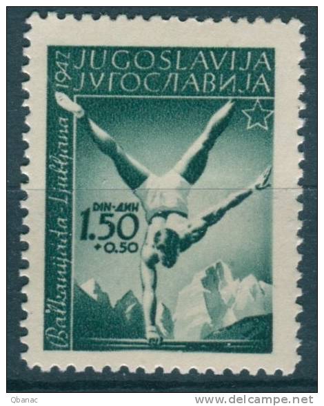 Yugoslavia Republic, Sport 1947 Mi#524, Mint Never Hinged - Ongebruikt