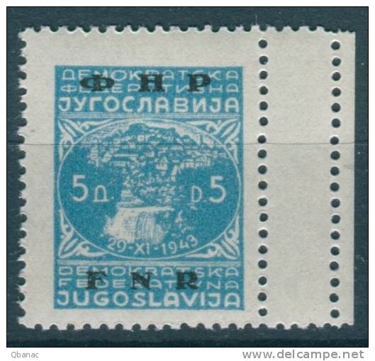 Yugoslavia Republic, 1950 Mi#604, Perforation Error, Mint Never Hinged - Ongebruikt