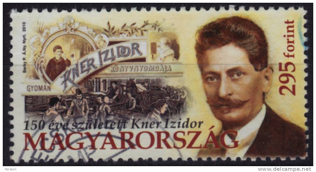 2010 - Hungary - Kner Izidor - Hungarian Typographer - JUDAICA - Jewish