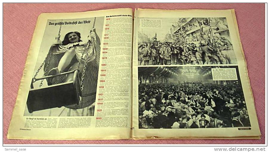 Münchner Illustrierte Zeitschrift 18. 9. 1954 - Streng Vertraulich : Bonn Sucht Gold  - Sonderbericht Oktoberfest - - Other & Unclassified