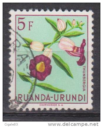 Ruanda-Urundi N° 191 ° USUMBURA - Les Fleurs - 1953 - Oblitérés