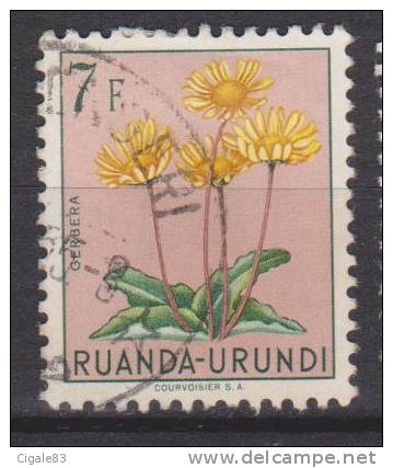 Ruanda-Urundi N° 192 ° RUHENGERI - Les Fleurs - 1953 - Oblitérés