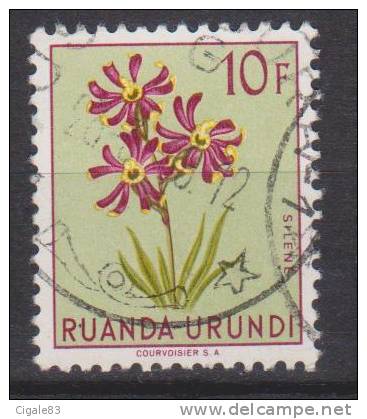 Ruanda-Urundi N° 194 ° USUMBURA - Les Fleurs - 1953 - Oblitérés