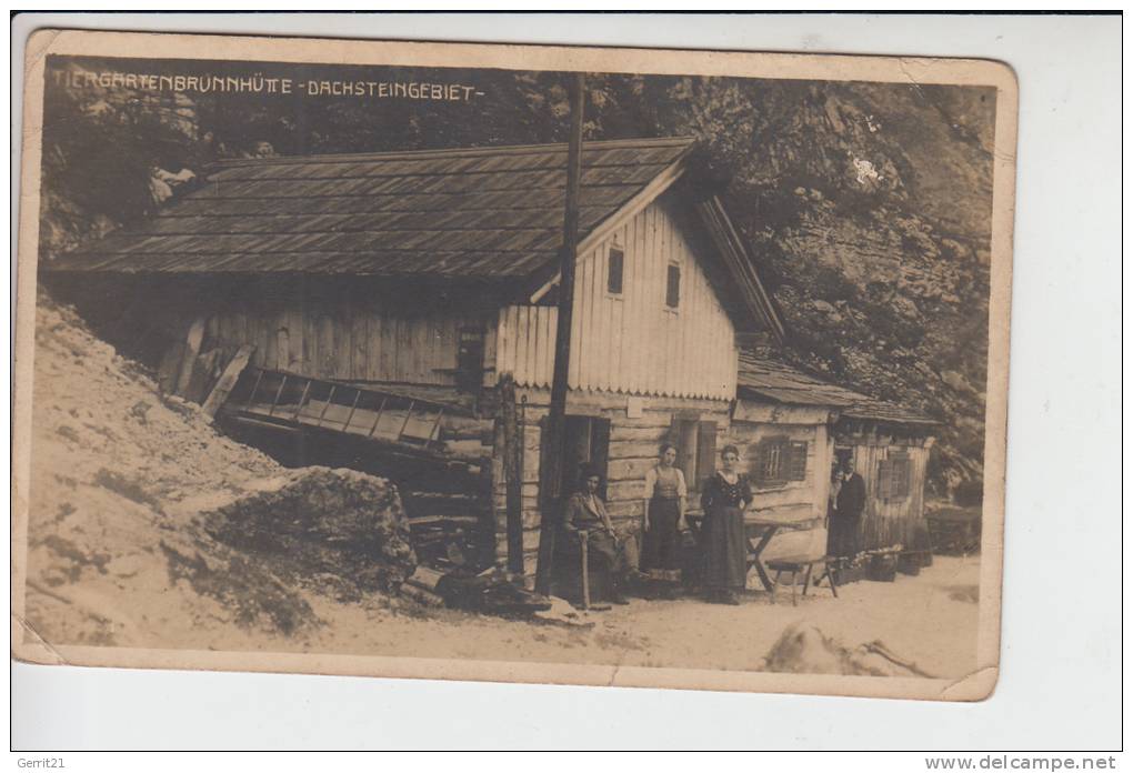 BERGHÜTTE - RIFUGIO - Mountain Hut - Refuge - Tiergartenbrunnhütte - Dachstein - Gosau - Alpinisme