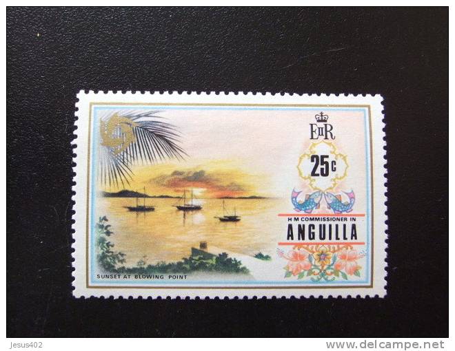 ANGUILLA 1972 LOTE 5 Sellos De La Serie Yvert Nº 119 -128 ** Serie Incompleta - Anguilla (1968-...)