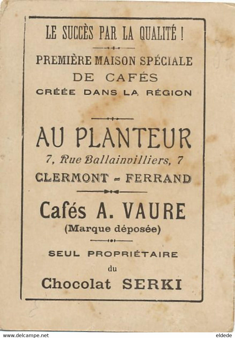 La Poste A Haiti A Cheval. Pub Au Dos Café Au Planteur Café A. Vaure Chocolat Serki - Haïti