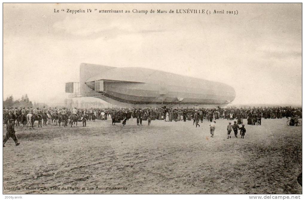 DIRIGEABLE ZEPPELIN IV LUNEVILLE - Airships