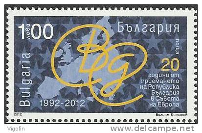 BG 2012-5039 20A°BG IN EU, BULGARIA, 1 X 1v, MNH - Ungebraucht