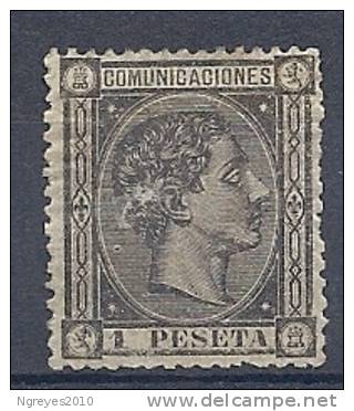 ESP0218 ALFONSO XII EDIFIL Nº 169 (CAT. 225 €) CON DEFECTO - Gebraucht