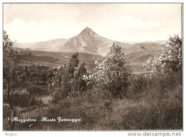 3260/A - MAZZARINO (CALTANISSETTA) - Monte Formaggio - Caltanissetta