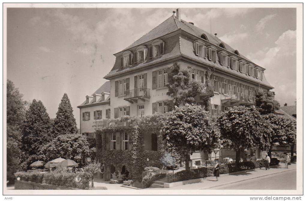 BADENWEILER -GERMANIA -HOTEL ENGLER VG 1953  BELLA FOTO D´EPOCA ORIGINALE 100% - Badenweiler