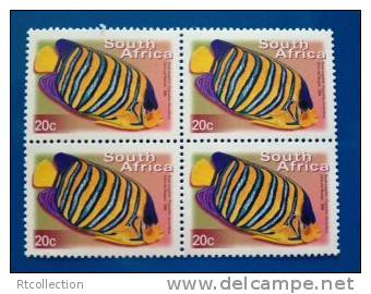 South Africa 2000 - One Block Of 4 Marine Life Sealife Fish Animal Fauna RSA Definitive Stamps MNH SACC 1290 SG 1207 - Neufs