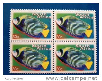 South Africa 2000 - One Block Of 4 Marine Life Sealife Fish Animal Fauna RSA Definitive Stamps MNH SACC 1291 SG 1208 - Nuevos