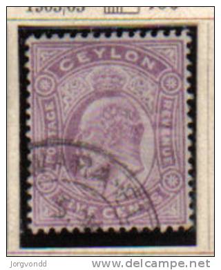 Ceylon 1903 (134) Gest.,° - Ceylon (...-1947)