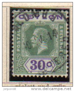 Ceylon 1911 (173) Gest.,° - Ceylon (...-1947)