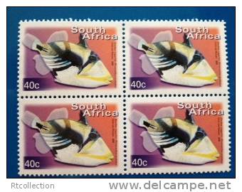South Africa  2000 - One Block Of 4 Marine Life Sealife Fish Animal Fauna RSA Definitive Stamps MNH SACC 1292 SG 1209 - Neufs