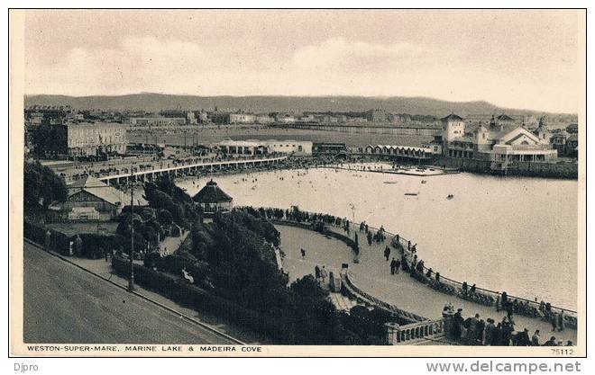 Weston-super-Mare  Marine Lake - Weston-Super-Mare