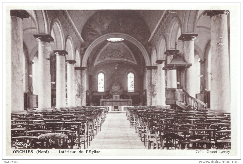 Orchies Interieur De L Eglise - Orchies