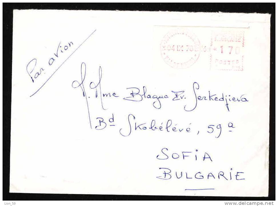 13615 /  Cover Lettre Brief  1978 JOIRVILLE POLAHGIS  VAL DE MARNE - France Frankreich Francia - 1969 Montgeron – Weißes Papier – Frama/Satas