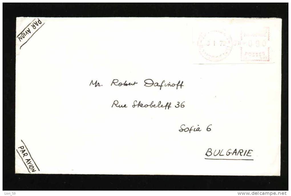 13644 /  Cover Lettre Brief DISTRIBUTEURS 1972 - 75 PARIS 68 - France Frankreich Francia - 1969 Montgeron – White Paper – Frama/Satas