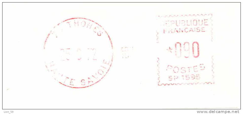 13643 /  Cover Lettre Brief DISTRIBUTEURS 1972 - 74 THONES - France Frankreich Francia - 1969 Montgeron – Papel Blanco – Frama/Satas