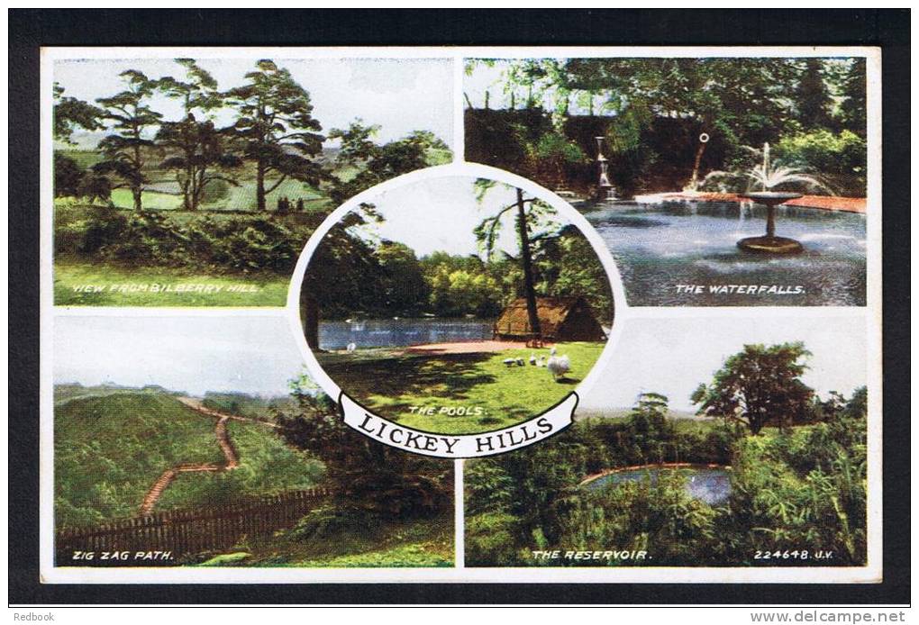 RB 890 - Multiview Postcard - The Lickey Hills Birmingham Warwickshire - Birmingham