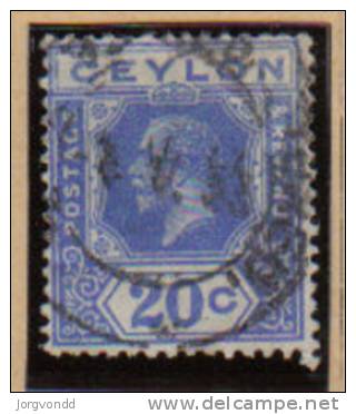 Ceylon 1921 (197) Gest.,° - Ceylon (...-1947)