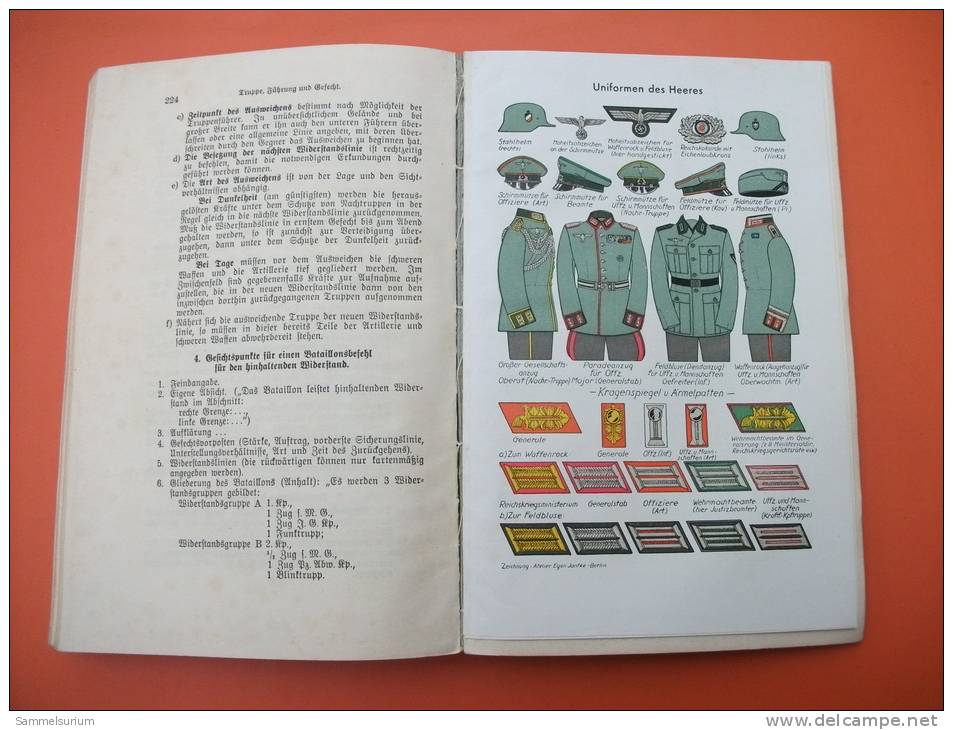 Altrichter "Der Reserveoffizier" Handbuch Für Offizieranwärter Von 1938 - Police & Militaire