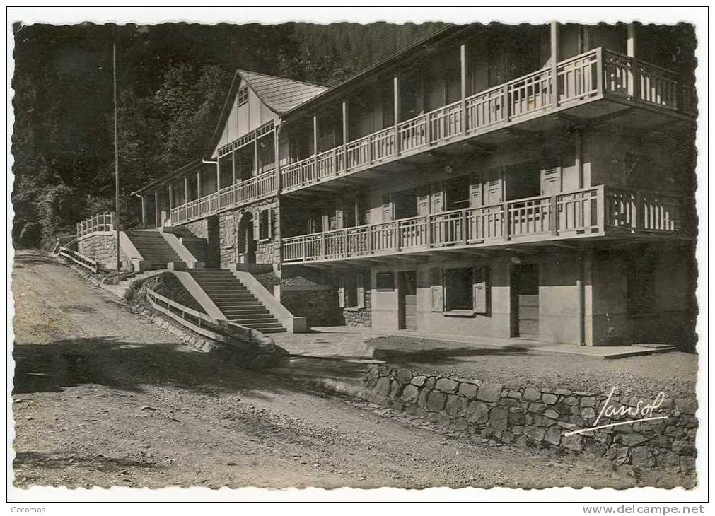 CPSM 74 – SAMOENS – COLONIE DE VACANCES SNCF - Samoëns