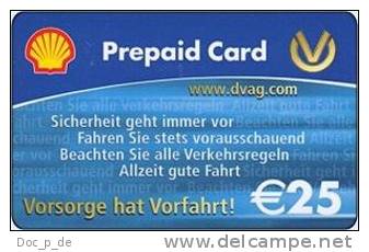 Germany - Allemagne - Shell DVAG -  Petrol Station - Carte Cadeau - Carta Regalo - Gift Card - Geschenkkarte - Gift Cards