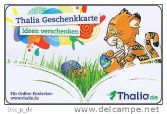 Germany - Allemagne - 2x Diff. Thalia - Easter - Ostern - Tiger- Carte Cadeau - Carta Regalo - Gift Card - Geschenkkarte - Tarjetas De Regalo