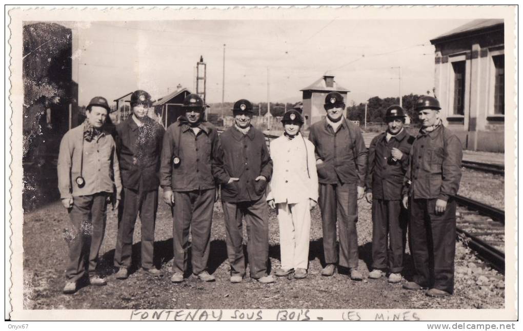 Carte Postale PHOTO - FONTENAY-SOUS-BOIS - Visite Aux MINES "Anna" - Mine-MINEUR-USINE - Fontenay Sous Bois