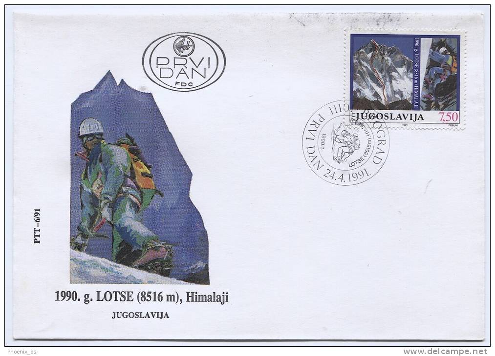 CLIMBING, Mountaineering , Alpinism - LOTSE, 1990. Himalayas - Escalada