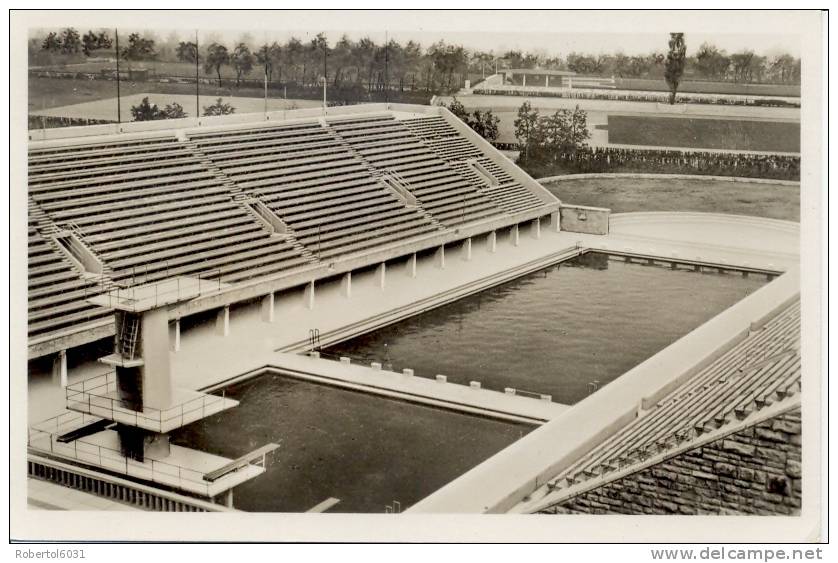 Germany 1936 Picture Postcard XI Summer Olympic Games Of Berlin Stadium Of Swimming Mint - Swimming