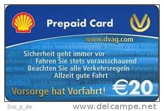 Germany - Allemagne - Shell DVAG -  Petrol Station - Carte Cadeau - Carta Regalo - Gift Card - Geschenkkarte - Gift Cards