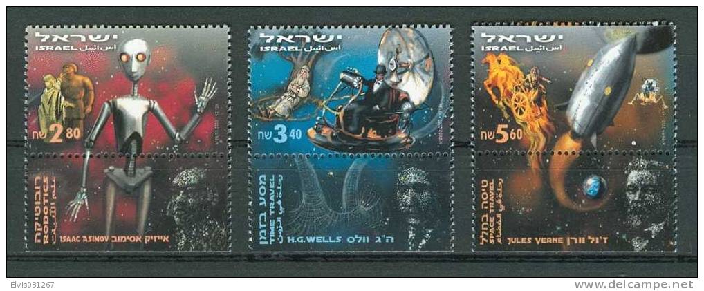 Israel - 2000, Michel/Philex No. : 1573/1574/1575 - MNH - *** - - Unused Stamps (with Tabs)