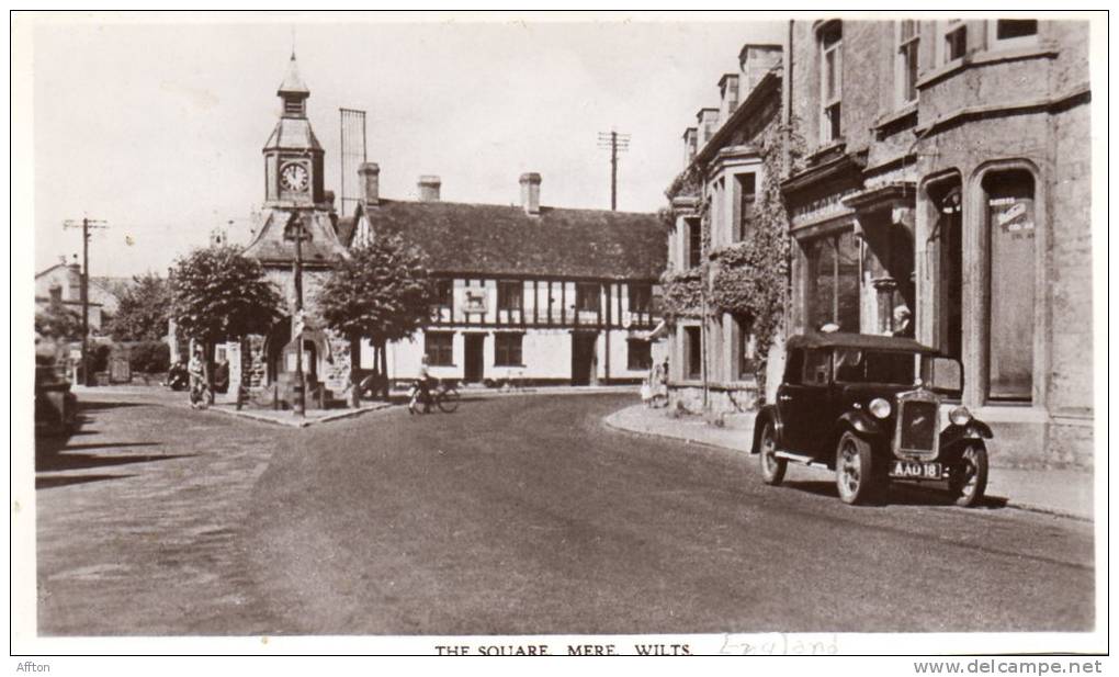 Wilts The Square Mere Card Old Real Photo Postcard - Autres & Non Classés