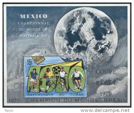 CHAD -  OLYMPIC  GAMES  MUNICH -  1972 GOLD OVERPRINT -  MNH** - 1970 – Mexico